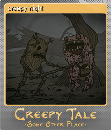 Series 1 - Card 3 of 5 - creepy night