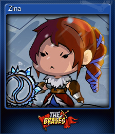 Series 1 - Card 15 of 15 - Zina