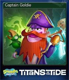 Series 1 - Card 1 of 8 - Captain Goldie