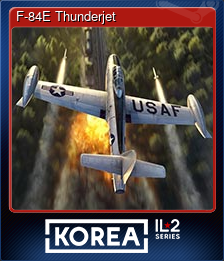 Series 1 - Card 4 of 5 - F-84E Thunderjet