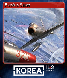 Series 1 - Card 3 of 5 - F-86A-5 Sabre