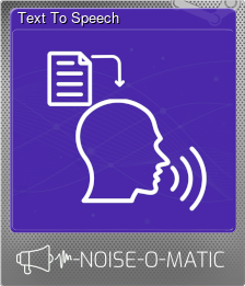 Series 1 - Card 5 of 6 - Text To Speech