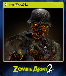Series 1 - Card 5 of 9 - Burnt Zombie
