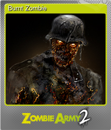 Series 1 - Card 5 of 9 - Burnt Zombie