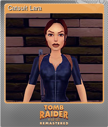 Series 1 - Card 3 of 6 - Catsuit Lara