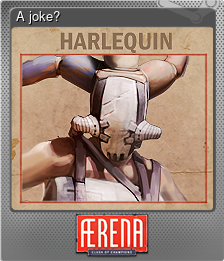 Series 1 - Card 7 of 8 - A joke?