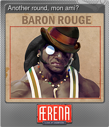 Series 1 - Card 4 of 8 - Another round, mon ami?