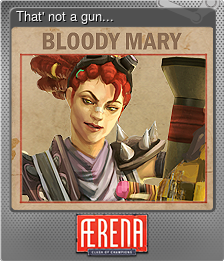 Series 1 - Card 3 of 8 - That' not a gun...