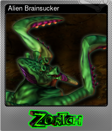 Series 1 - Card 3 of 7 - Alien Brainsucker