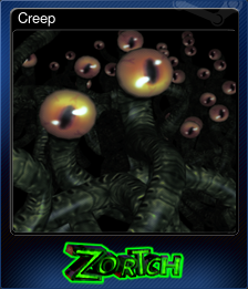 Series 1 - Card 2 of 7 - Creep