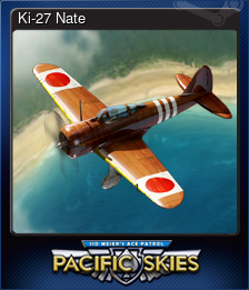 Series 1 - Card 8 of 9 - Ki-27 Nate