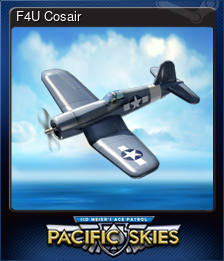 Series 1 - Card 2 of 9 - F4U Cosair