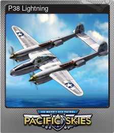 Series 1 - Card 4 of 9 - P38 Lightning