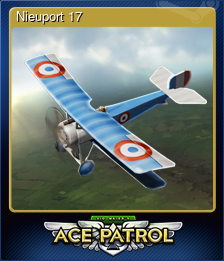 Series 1 - Card 5 of 8 - Nieuport 17