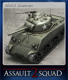 Series 1 - Card 3 of 10 - M4A3 Sherman