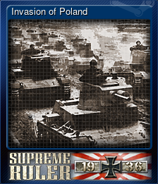 Series 1 - Card 8 of 9 - Invasion of Poland