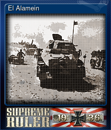 Series 1 - Card 5 of 9 - El Alamein