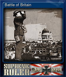 Series 1 - Card 7 of 9 - Battle of Britain