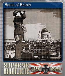 Series 1 - Card 7 of 9 - Battle of Britain