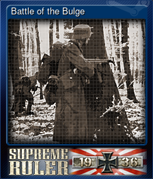 Series 1 - Card 6 of 9 - Battle of the Bulge