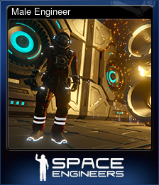 Series 1 - Card 3 of 9 - Male Engineer