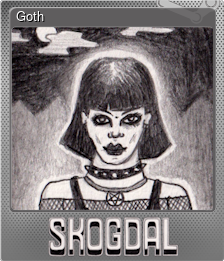 Series 1 - Card 5 of 8 - Goth