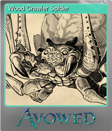 Series 1 - Card 4 of 5 - Wood Crawler Spider
