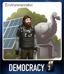 Series 1 - Card 2 of 6 - Environmentalist