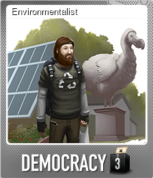 Series 1 - Card 2 of 6 - Environmentalist