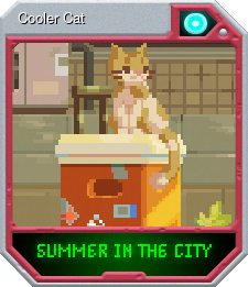 Series 1 - Card 1 of 11 - Cooler Cat