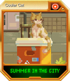 Series 1 - Card 1 of 11 - Cooler Cat