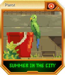 Series 1 - Card 2 of 11 - Parrot
