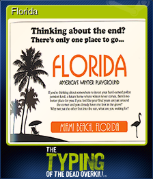 Series 1 - Card 4 of 10 - Florida