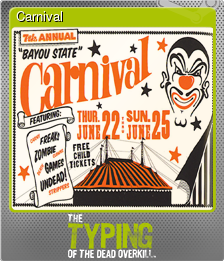 Series 1 - Card 1 of 10 - Carnival