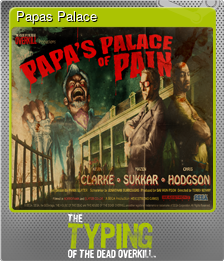Series 1 - Card 7 of 10 - Papas Palace
