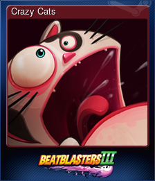 Series 1 - Card 3 of 5 - Crazy Cats