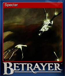 Series 1 - Card 5 of 6 - Specter