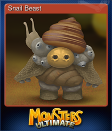 Series 1 - Card 10 of 11 - Snail Beast