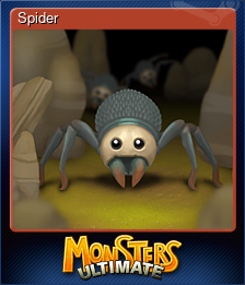 Series 1 - Card 2 of 11 - Spider