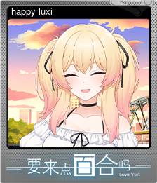 Series 1 - Card 1 of 5 - happy luxi