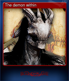 Series 1 - Card 6 of 6 - The demon within