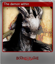 Series 1 - Card 6 of 6 - The demon within