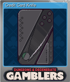 Series 1 - Card 5 of 10 - Credit Card Knife