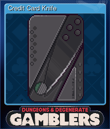 Series 1 - Card 5 of 10 - Credit Card Knife
