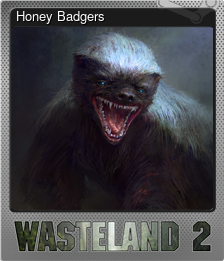 Series 1 - Card 13 of 15 - Honey Badgers