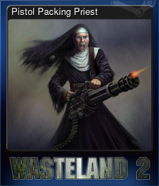 Series 1 - Card 5 of 15 - Pistol Packing Priest