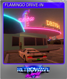 Series 1 - Card 3 of 7 - FLAMINGO DRIVE-IN