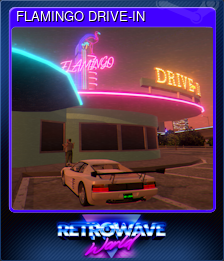 Series 1 - Card 3 of 7 - FLAMINGO DRIVE-IN