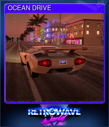 Series 1 - Card 5 of 7 - OCEAN DRIVE