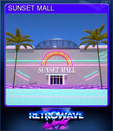 Series 1 - Card 4 of 7 - SUNSET MALL